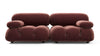 Bellini Sofa - Maroon Velvet - Image 1