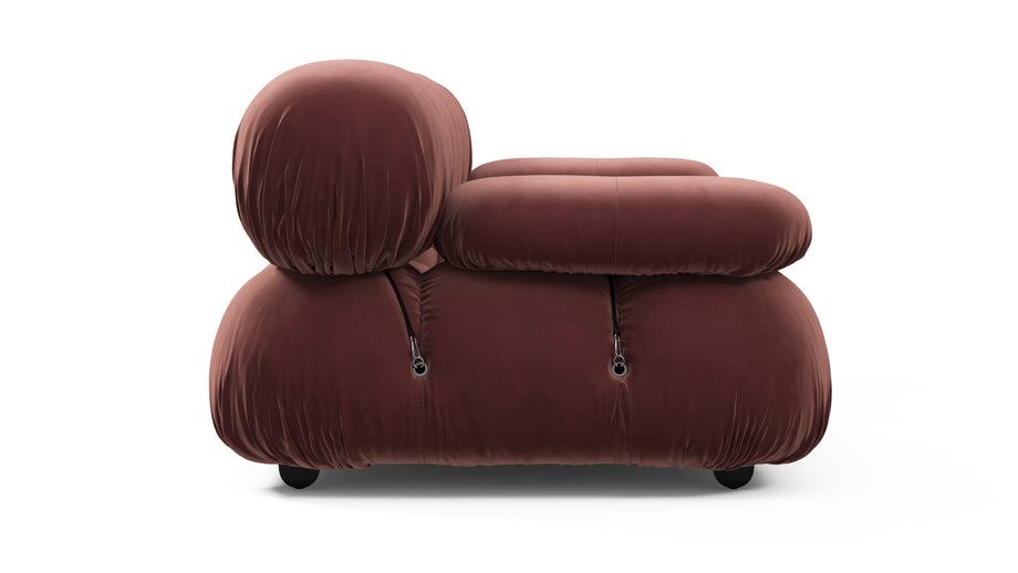 Sofá BelliniMaroon Velvet
