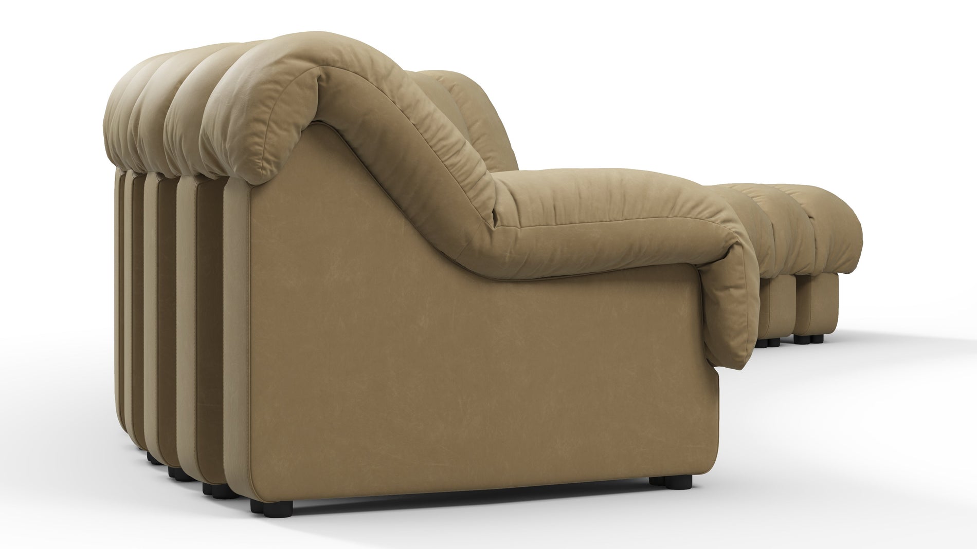DS 600Beige Vegan Leather