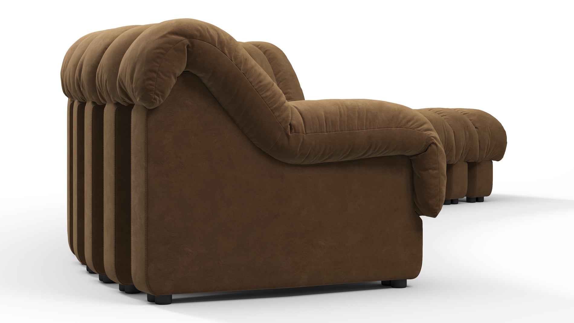 DS 600Brown Vegan Suede