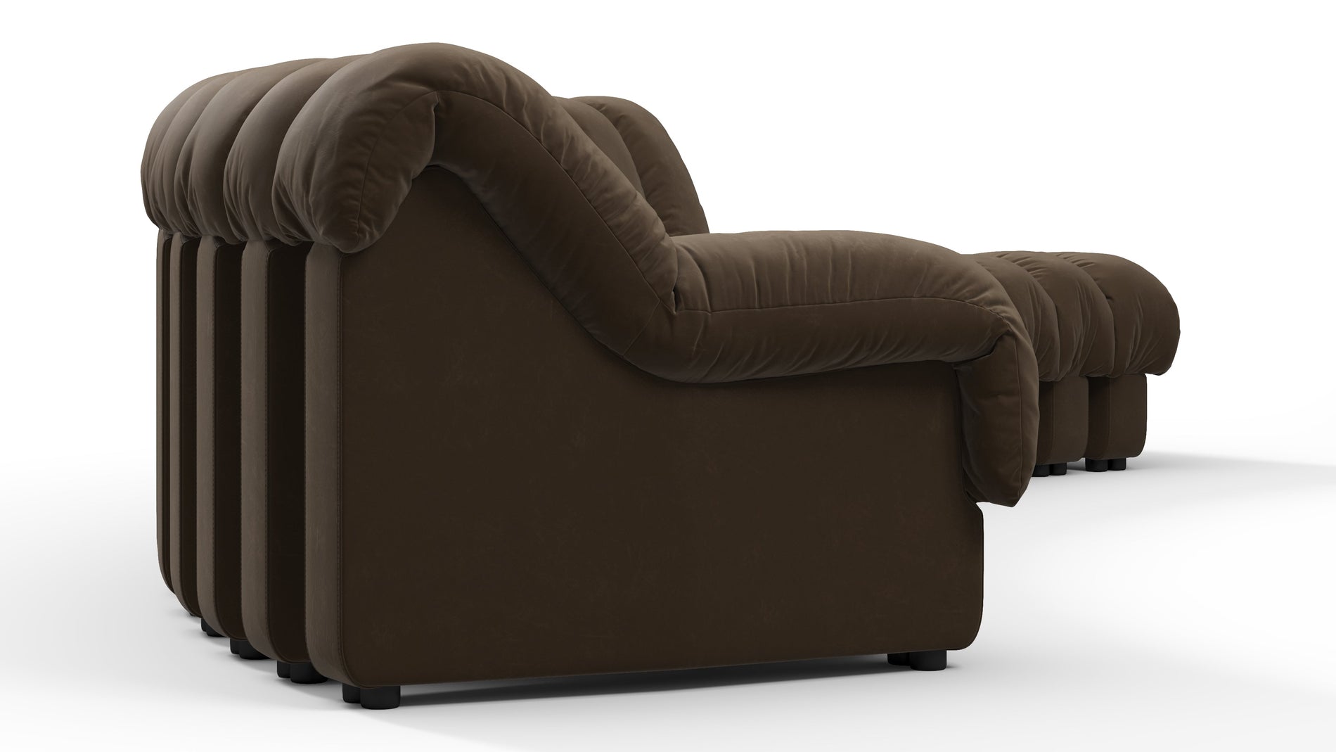 DS 600Distressed Brown Vegan Leather