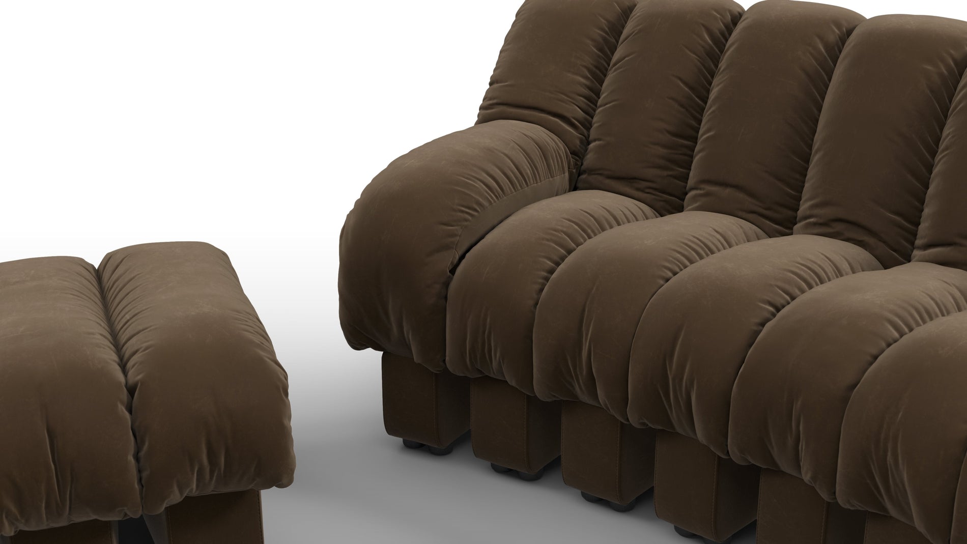 DS 600Distressed Brown Vegan Leather