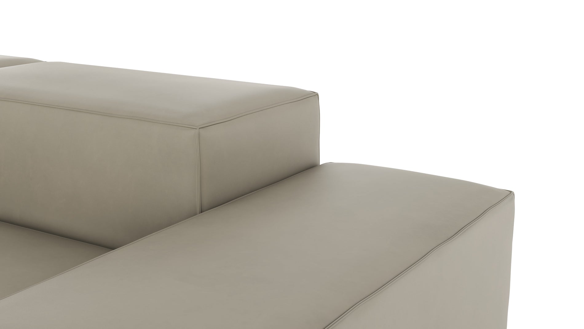 ExtrasoftBeige Gray Vegan Leather