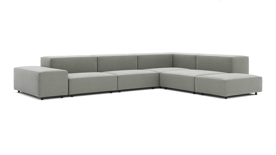 ExtrasoftSoft Gray Brushed Weave