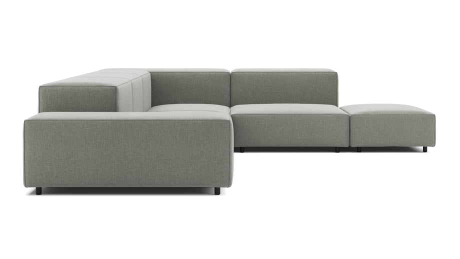 ExtrasoftSoft Gray Brushed Weave