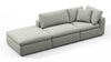 Sky - Soft Gray Brushed Weave - Image 3