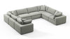 Sky - Soft Gray Brushed Weave - Image 3