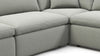 Sky - Soft Gray Brushed Weave - Image 8