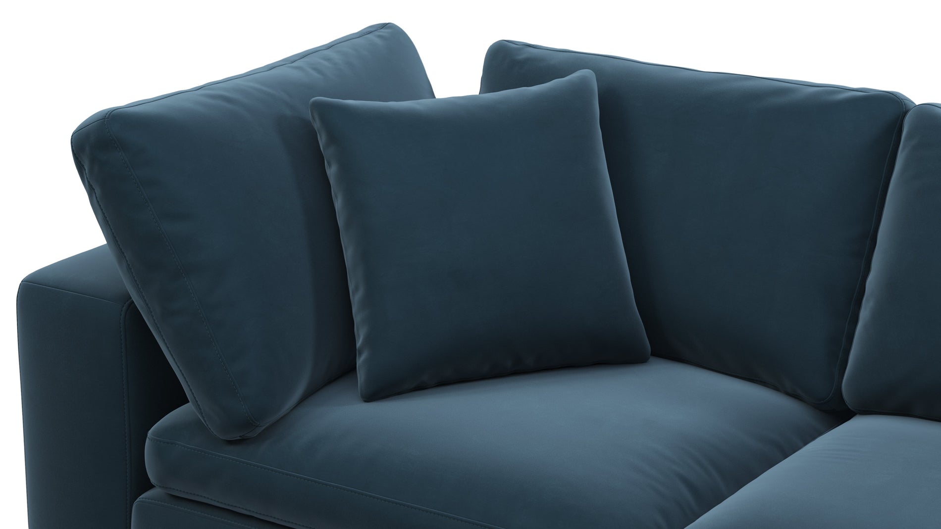 SkyPrussian Blue Luxe Velvet
