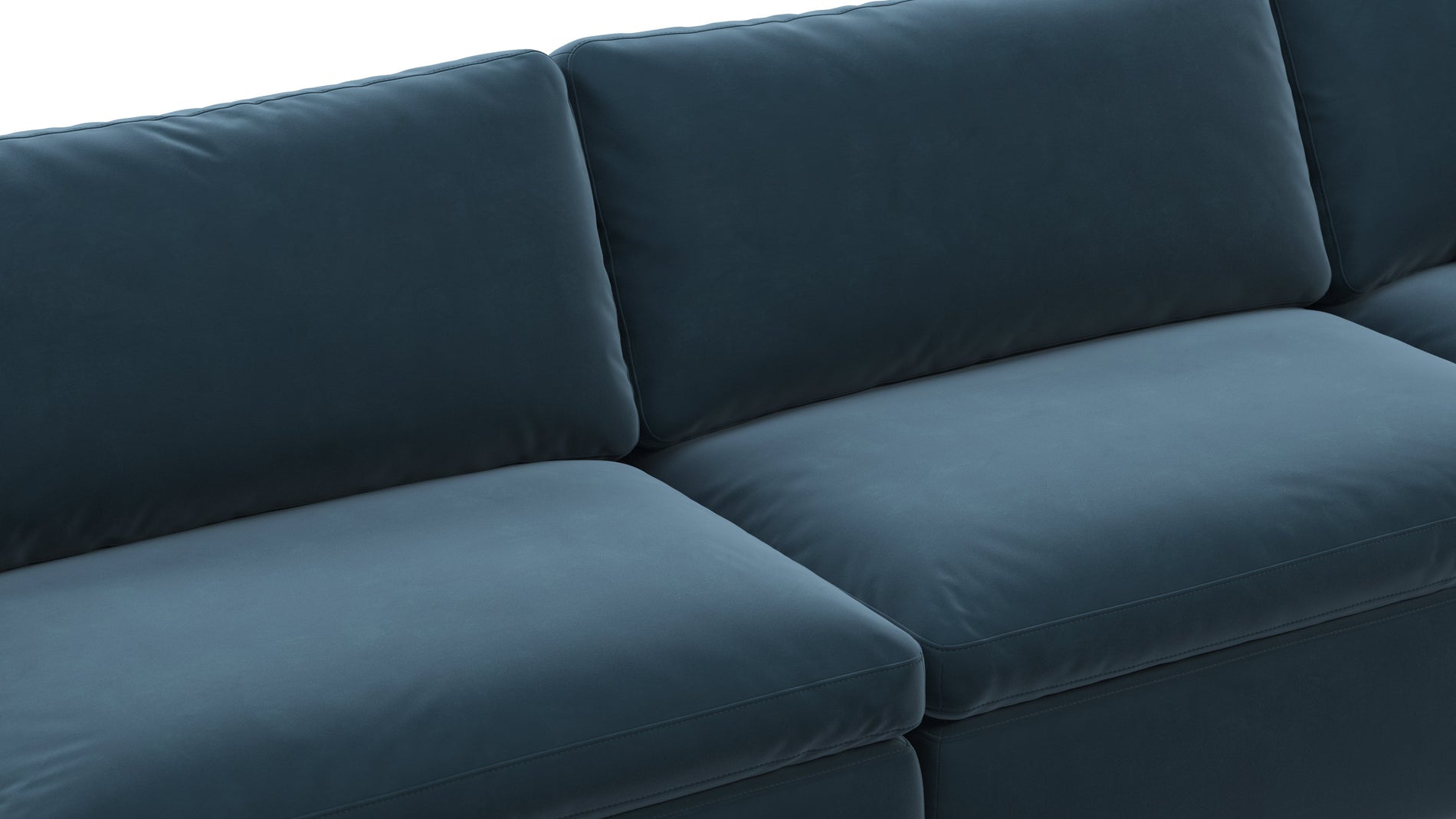 SkyPrussian Blue Luxe Velvet