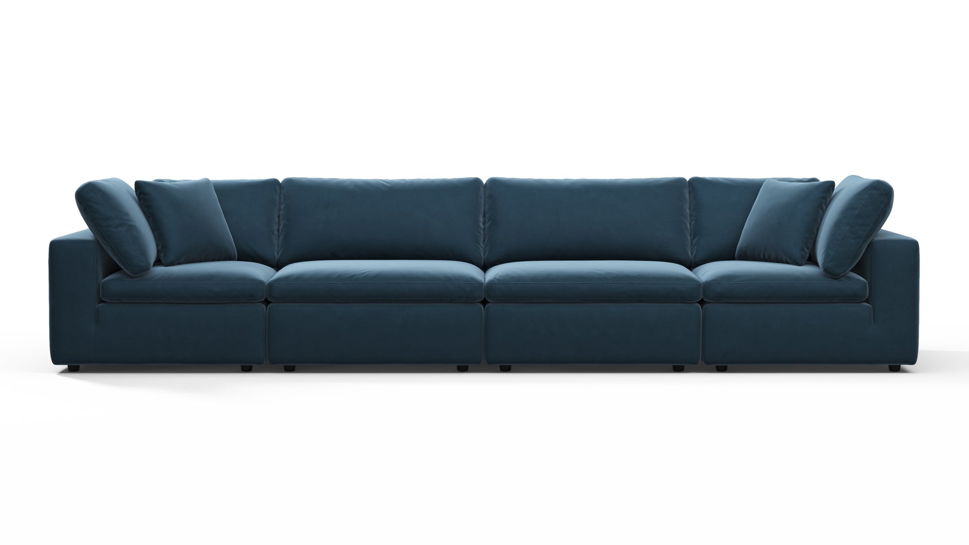 SkyPrussian Blue Luxe Velvet