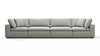 Sky - Soft Gray Brushed Weave - Image 1