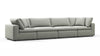 Sky - Soft Gray Brushed Weave - Image 2