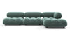 Bellini Sectional - Jadeite Luxe Velvet - Image 1