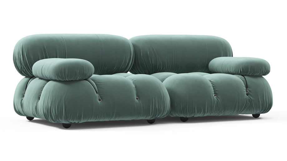 Sofá BelliniJadeite Luxe Velvet