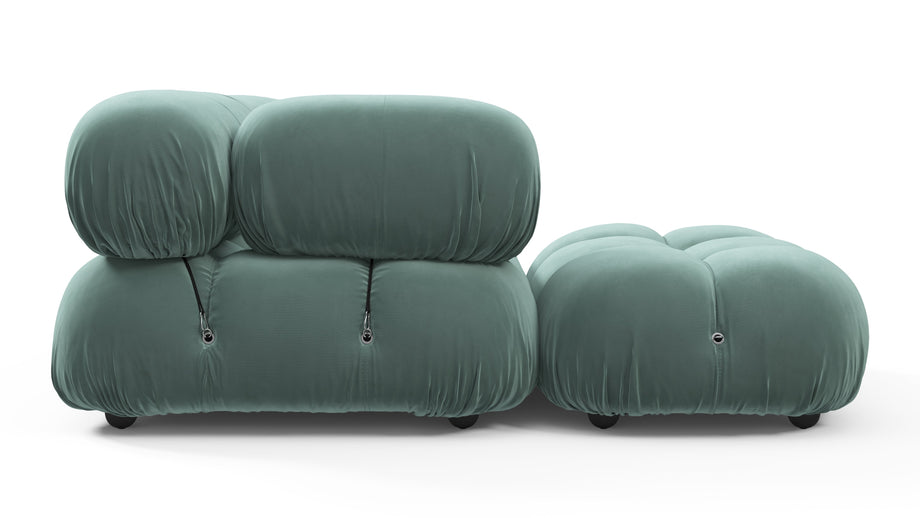 Bellini SeccionalJadeite Luxe Velvet