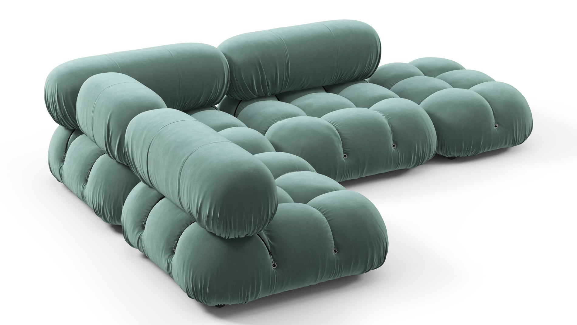 Bellini SectionalJadeite Luxe Velvet