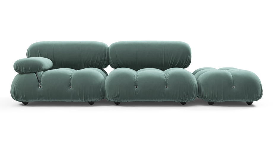 Sofá BelliniJadeite Luxe Velvet