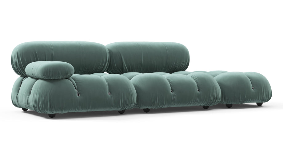 Sofá BelliniJadeite Luxe Velvet