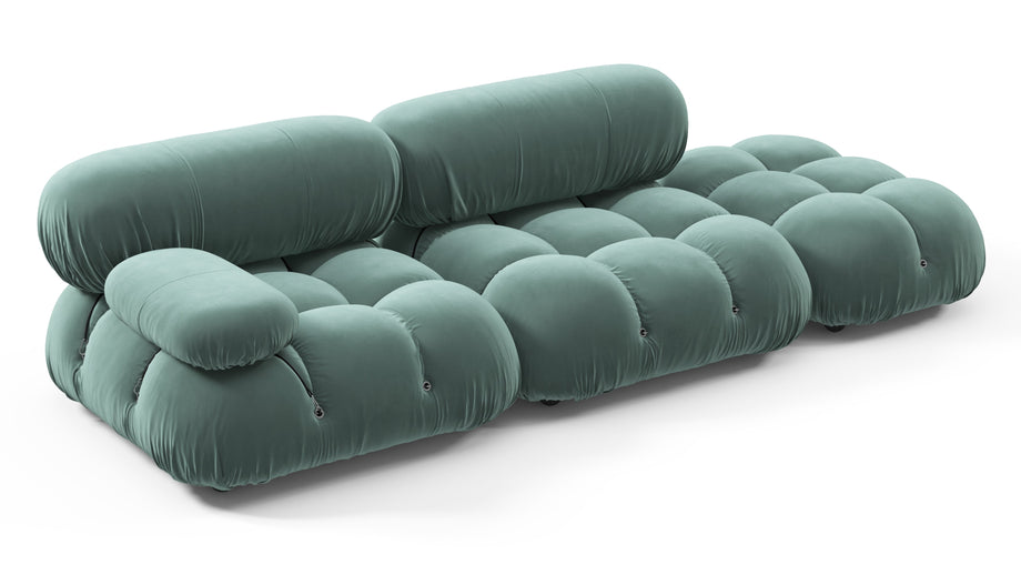 Sofá BelliniJadeite Luxe Velvet