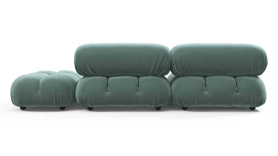 Sofá BelliniJadeite Luxe Velvet