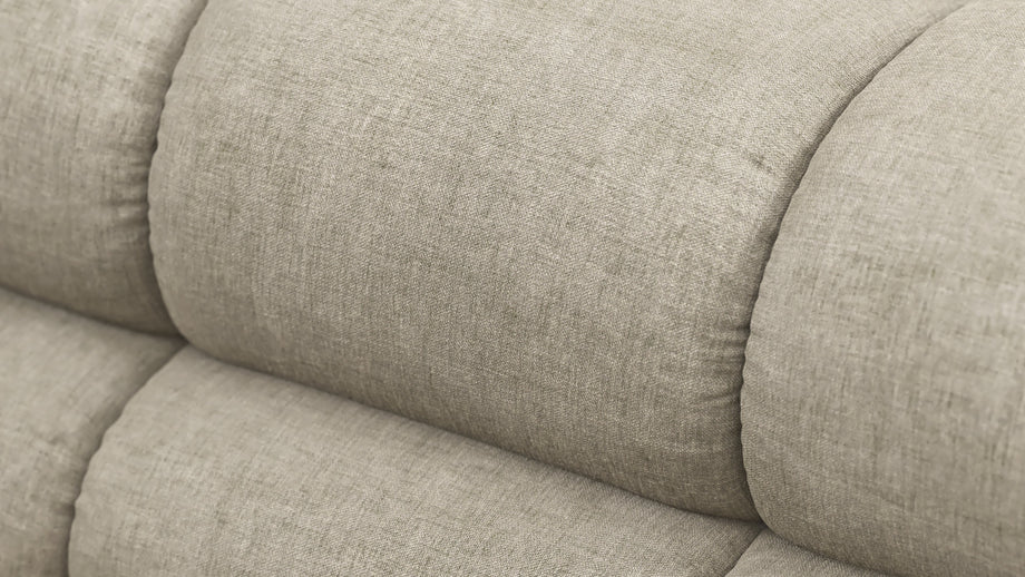 TuftyBeige Gray Chenille