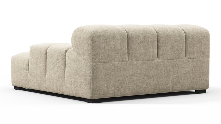 TuftyBeige Gray Chenille