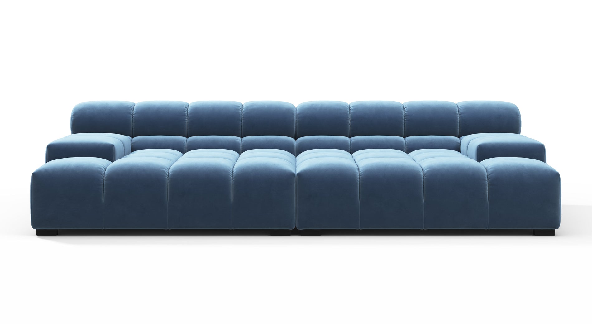 TuftyAegean Blue Samt