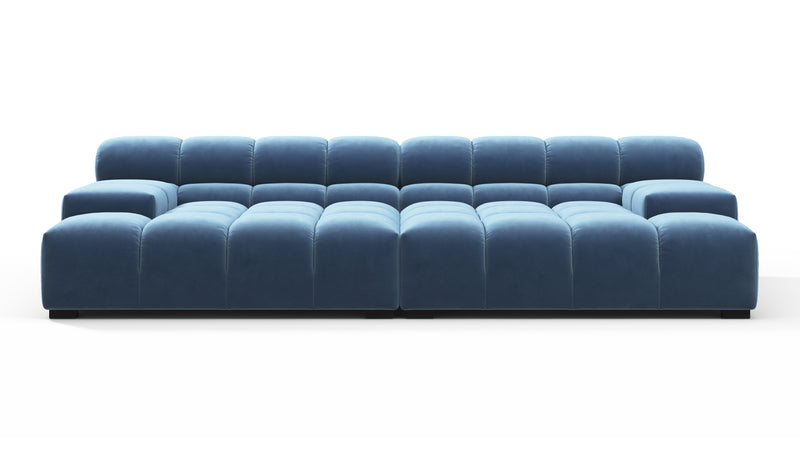 TuftyAegean Blue Samt