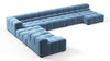 Tufty - Aegean Blue Velvet - Image 3