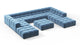 Tufty - Aegean Blue Velvet - Image 3
