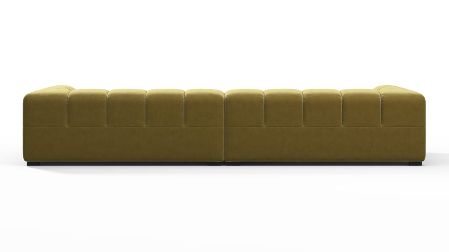 TuftyOlive Gold Velvet