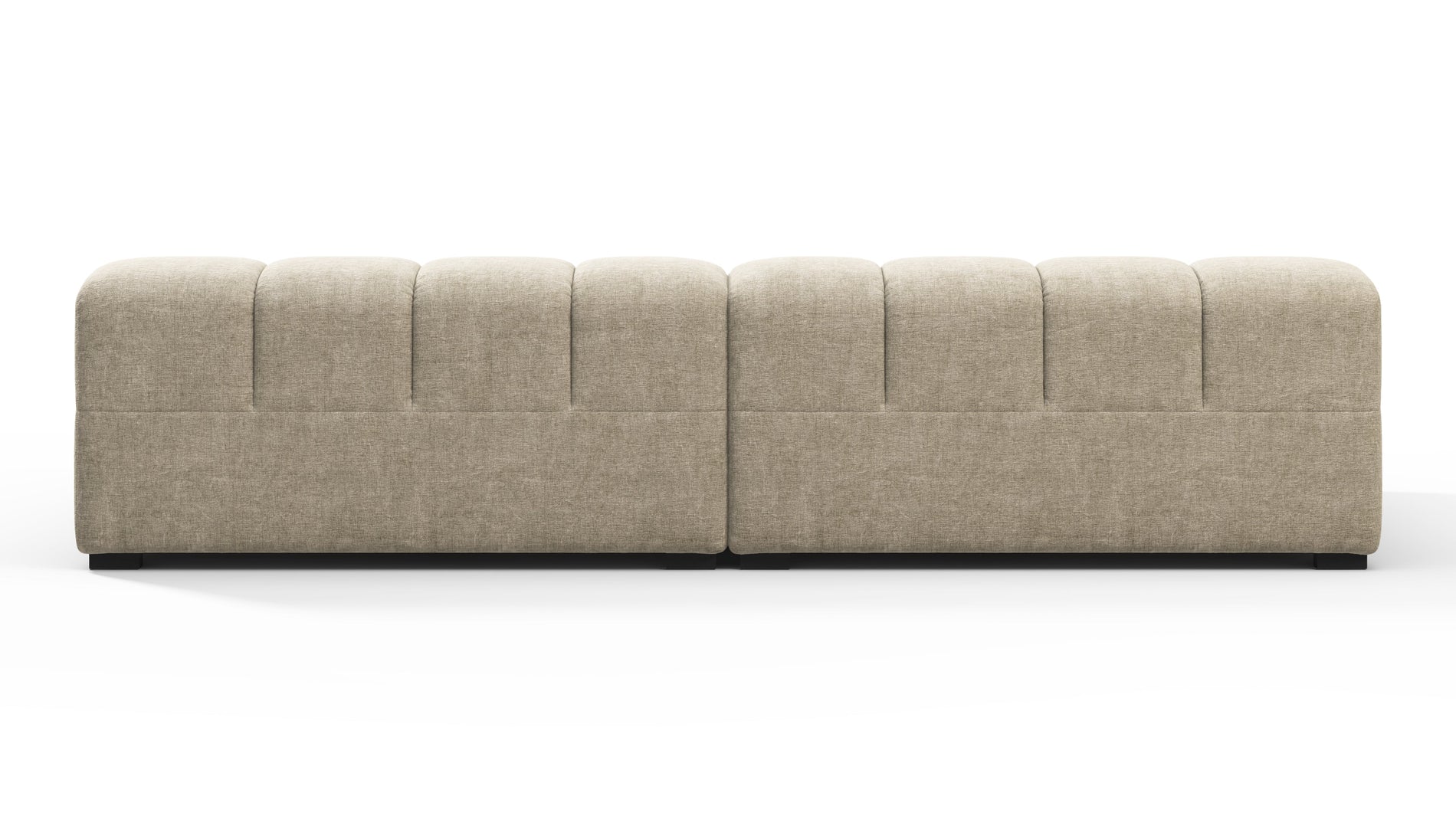 TuftyBeige Grey Chenille