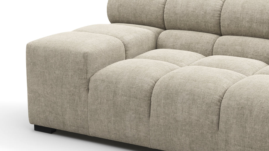 TuftyBeige Gray Chenille