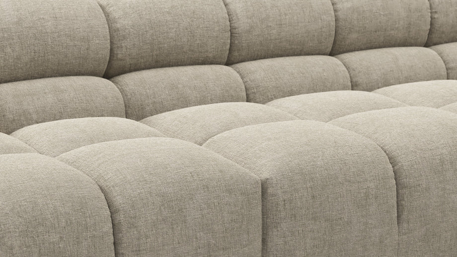 TuftyBeige Gray Chenille