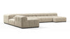 Tufty - Beige Gray Chenille - Image 2
