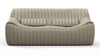 Sandra - Beige Gray Vegan Leather - Image 1
