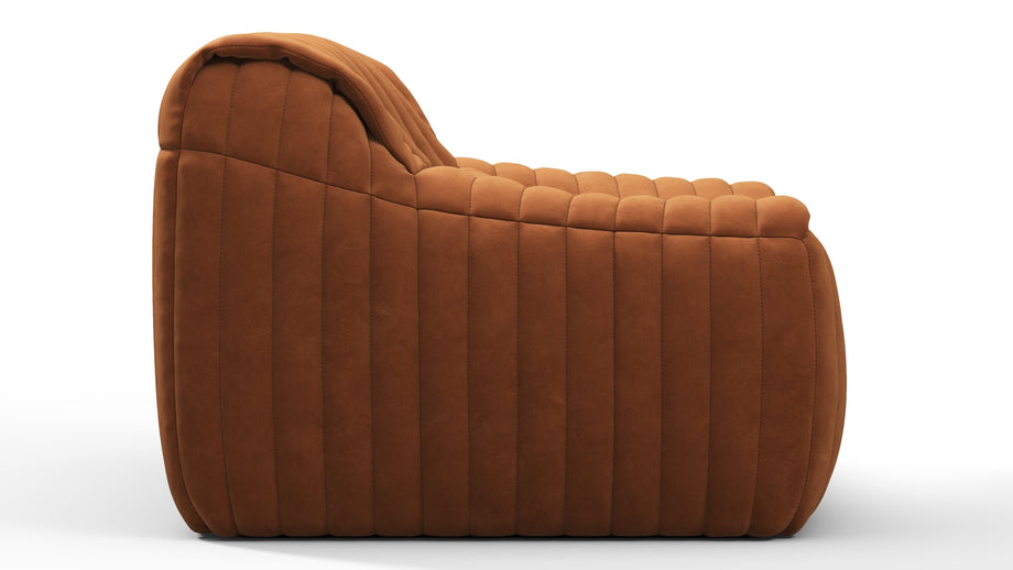 SandraBurnt Orange Vegan Suede
