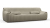 Sandra - Beige Gray Vegan Leather - Image 2