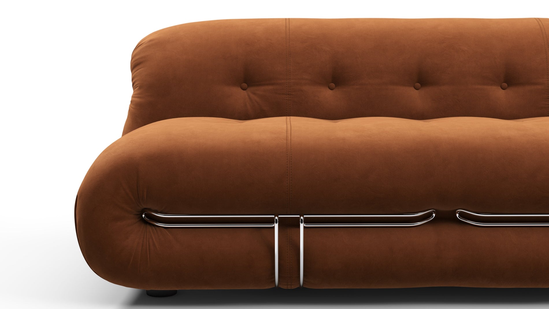 SorianaBurnt Orange Vegan Suede
