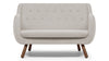 Poet - Poet - Poet Sofa, Wheat Gray Cashmere Wool - Image 1