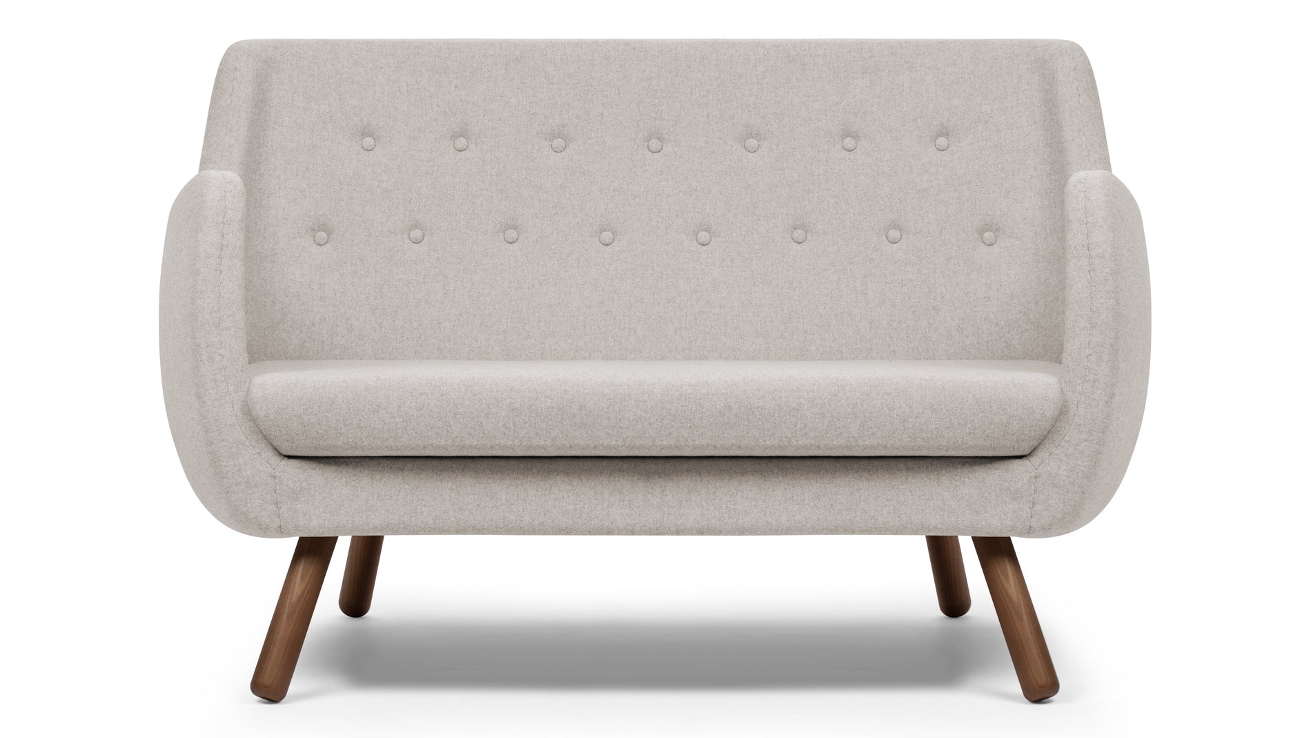 PoetPoet - Poet Sofa, Wheat Gray Cashmere Wool