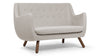 Poet - Poet - Poet Sofa, Wheat Gray Cashmere Wool - Image 2