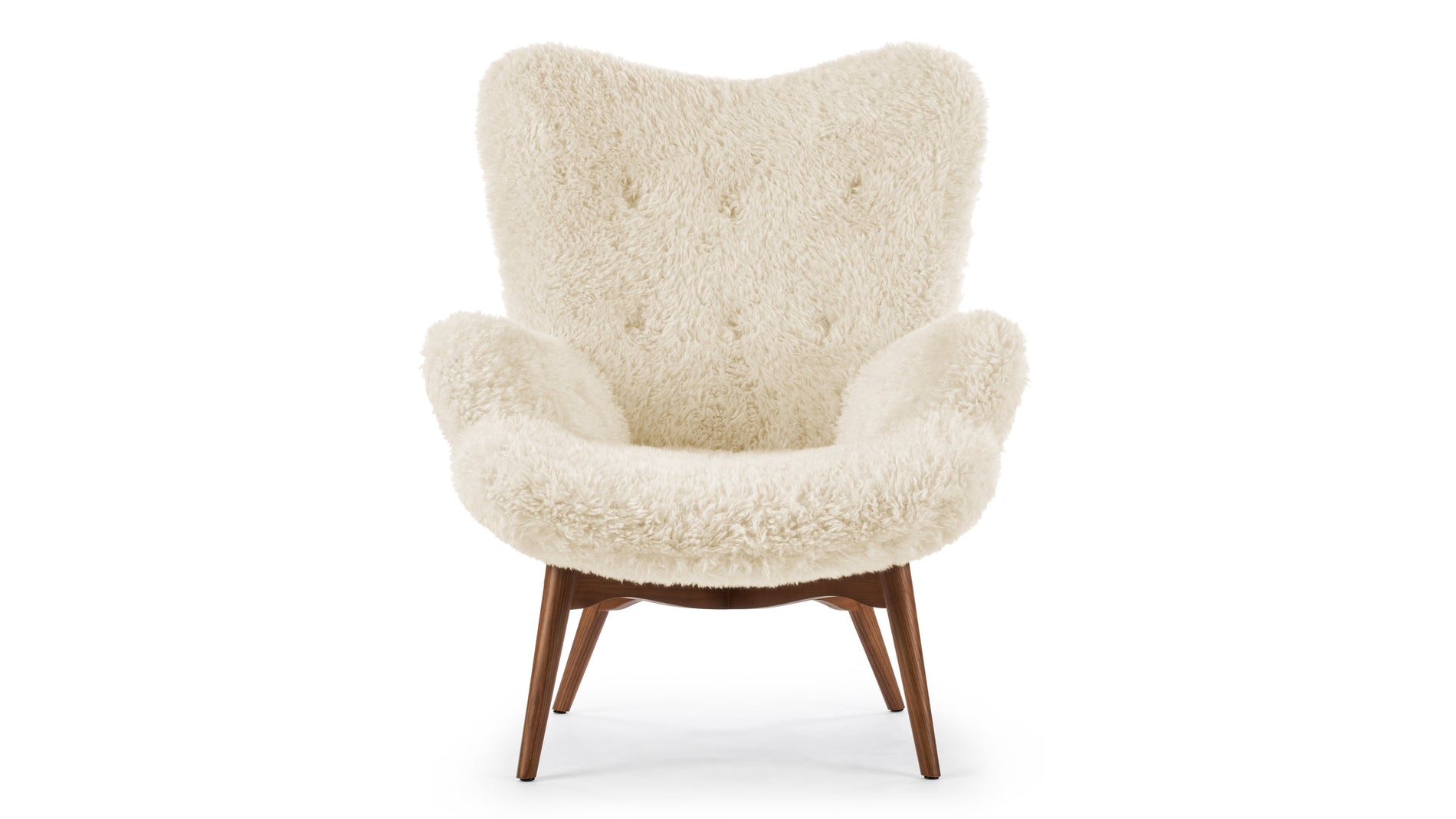 SilhouetteSilhouette - Silhouette -Sessel, weißes langes Haar Sherpa