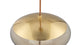 Geneva - Geneva - Geneva Dome Pendant, Amber Glass - Image 7