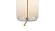 Geneva - Geneva - Geneva Long Pendant, Amber Glass - Image 8