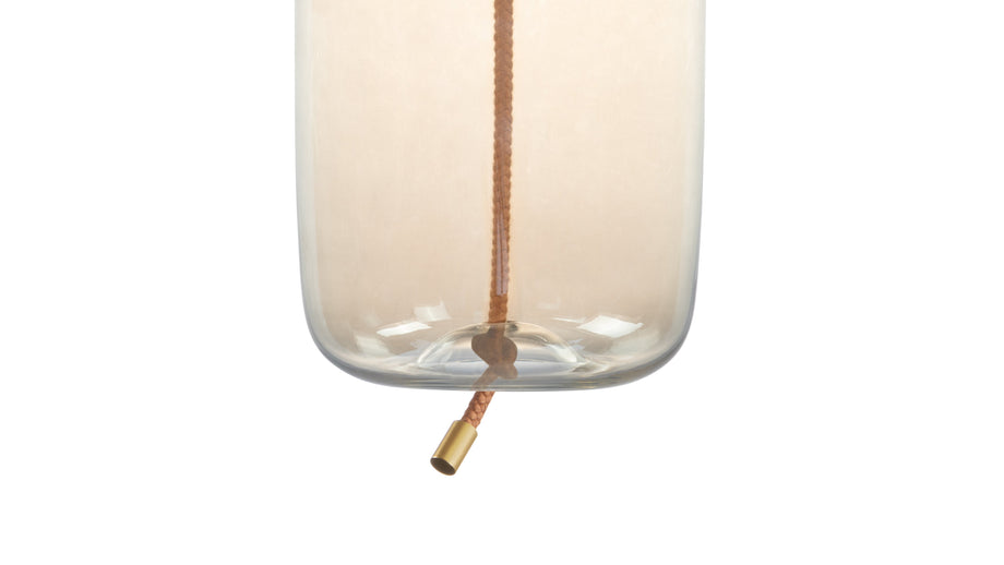 GenevaGeneva - Geneva Long Pendant, Amber Glass