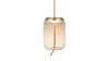Geneva - Geneva - Geneva Long Pendant, Amber Glass - Image 2