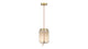 Geneva - Geneva - Geneva Long Pendant, Amber Glass - Image 5