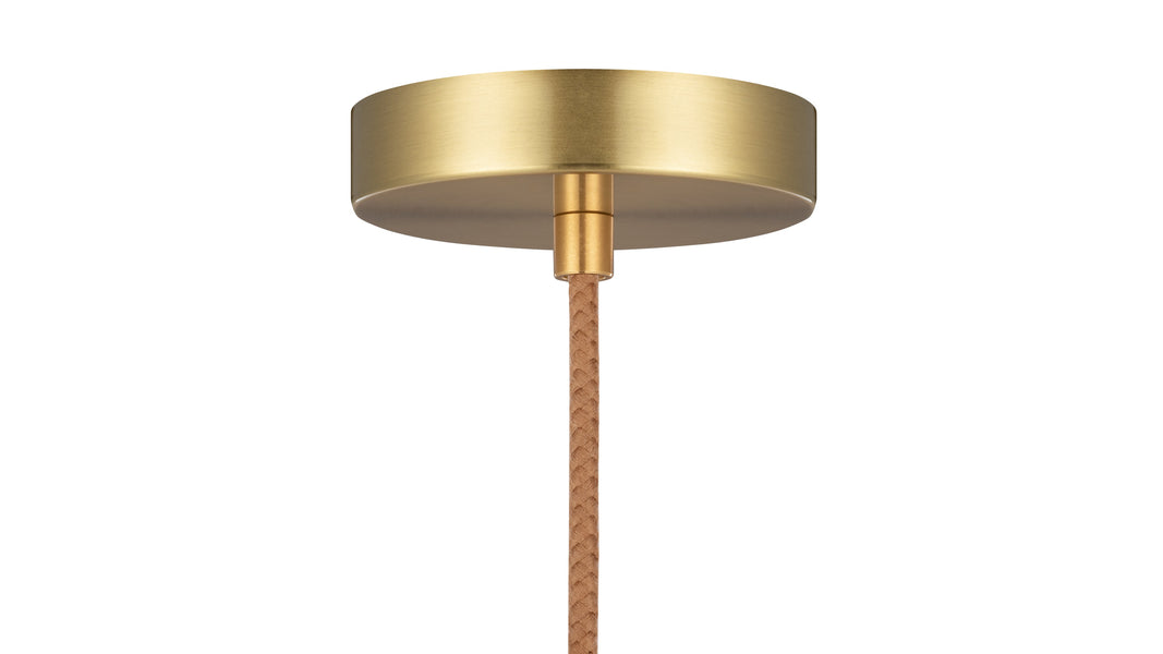 GenevaGeneva - Geneva Long Pendant, Amber Glass